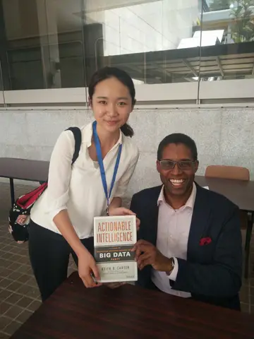 Reader holding Actionable Intelligence