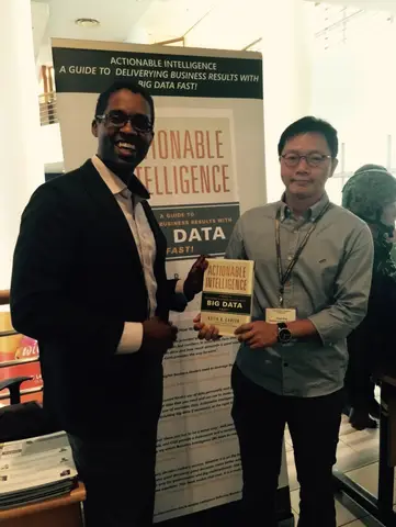 Reader holding Actionable Intelligence
