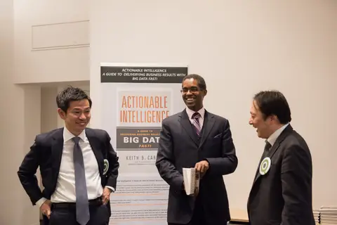 Reader holding Actionable Intelligence