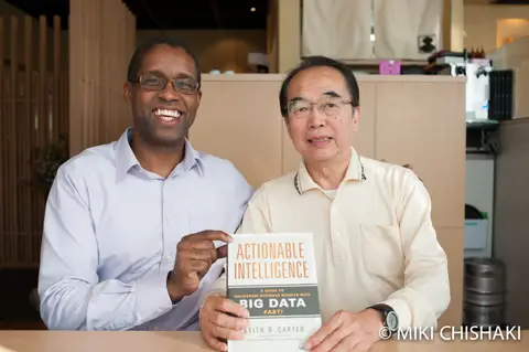 Reader holding Actionable Intelligence
