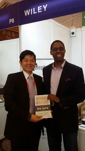 Reader holding Actionable Intelligence