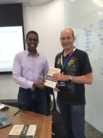 Reader holding Actionable Intelligence