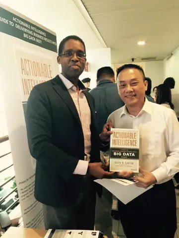 Reader holding Actionable Intelligence