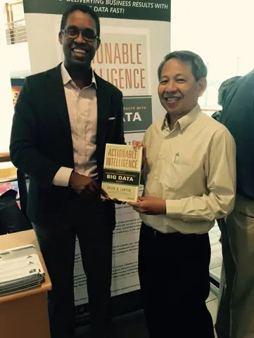 Reader holding Actionable Intelligence