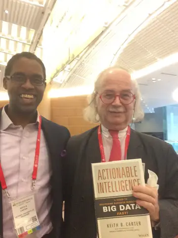 Reader holding Actionable Intelligence