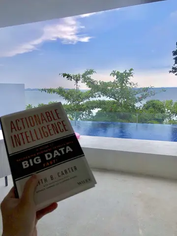 Reader holding Actionable Intelligence